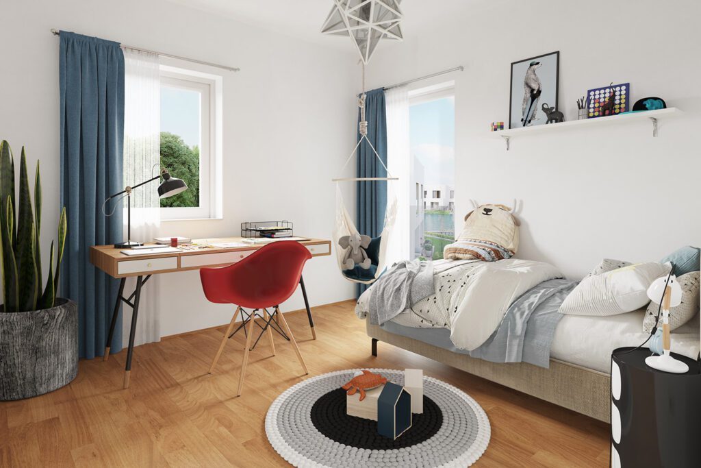 Doppelhaus Wellenklang am See: Ihr idyllisches Refugium am Sonnenweiher in Grafenwörth, Niederösterreich, nahe Wien – ein perfekter Ort, um die Ruhe der Natur und das sanfte Rauschen des Wassers zu genießen.